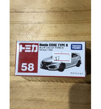 TOMICA 58 Honda Civic Type R White